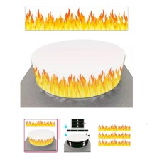 FIREFLAMES3 BRAULETE CU FLACARI DE FOC IMAGINE COMESTIBILA DIN VAFA 30X20CM